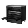 Belling Vision Single Cavity 90cm Electric Range Cooker - Black