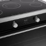 Belling Vision Single Cavity 90cm Electric Range Cooker - Black & Silver Steel