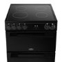 Belling Vision 60cm Electric Cooker with Ceramic Hob - Black