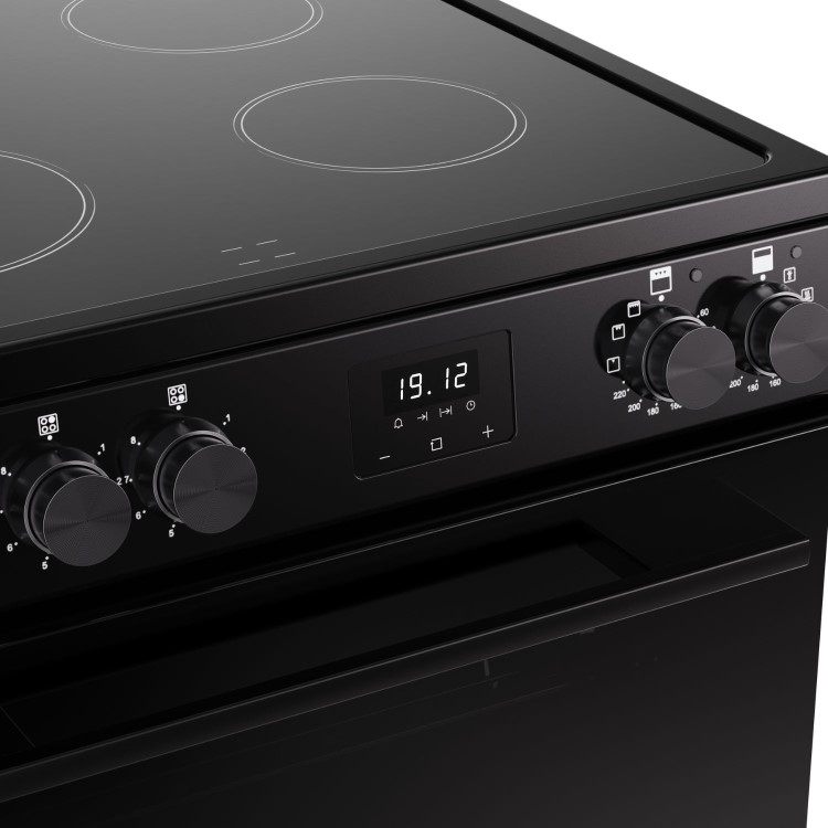 Belling Vision 60cm Electric Cooker with Ceramic Hob - Black