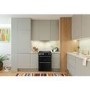 Belling Vision 60cm Electric Cooker with Ceramic Hob - Black / Silver 
