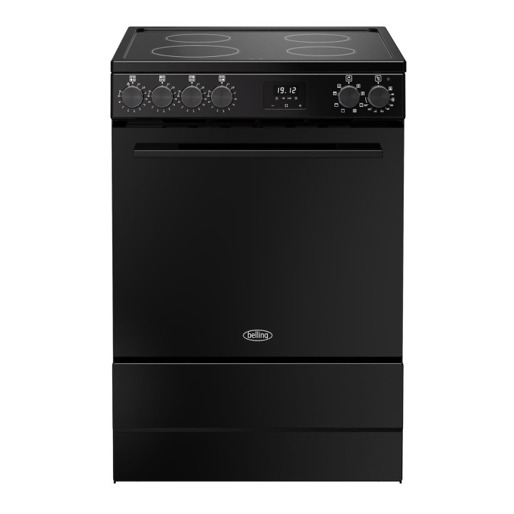 Belling Vision 60cm Electric Range Cooker - Black