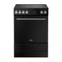 Belling Vision 60cm Electric Range Cooker - Black & Silver Steel
