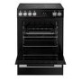 Belling Vision 60cm Electric Range Cooker - Black & Silver Steel