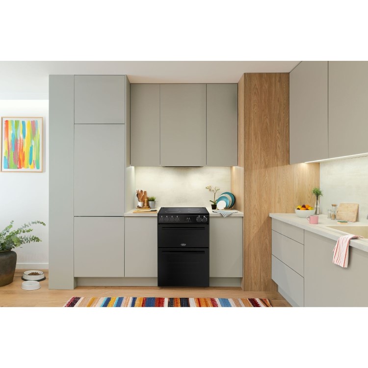 Belling Vision 60cm Electric Range Cooker - Black
