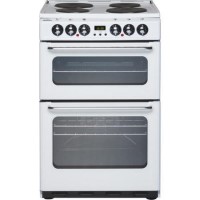 New World Newhome ES550DOm 55cm Solid Hotplate Double Oven Electric Cooker