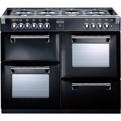 Stoves Richmond 1000DFT 100cm Dual Fuel Range Cooker - Black