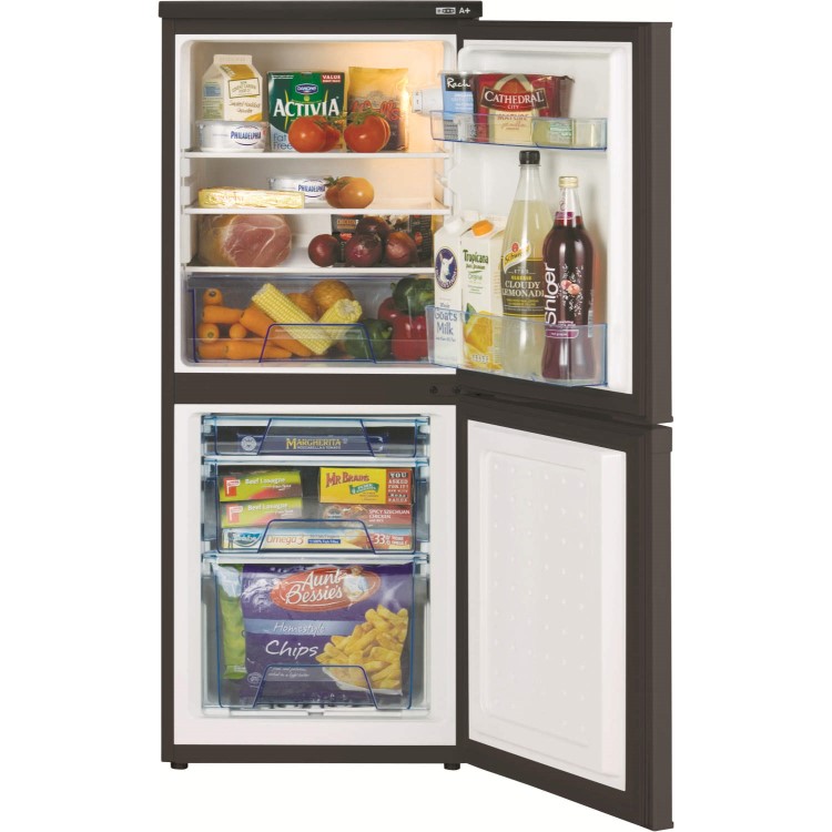 Refurbished Lec T5039B Freestanding 135 Litre 50/50 Fridge Freezer Black