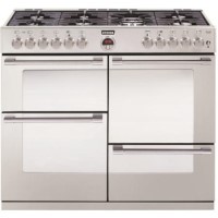 Stoves Sterling R1000DFT 100cm Dual Fuel Range Cooker - Stainless Steel