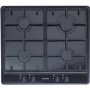 Stoves SGH600C 60cm Four Burner Gas Hob With Cast Iron Pan Stands - Black