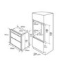 New World NW901G Gas Built In Twin Cavity Oven - Black