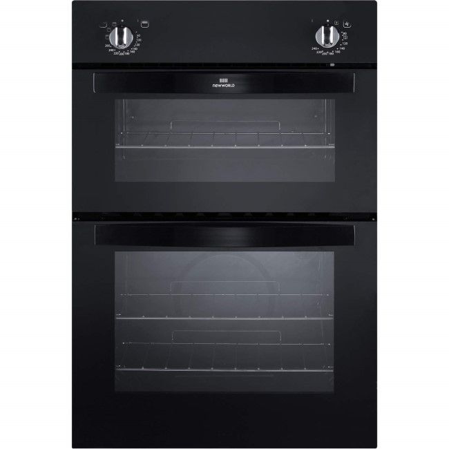 New World NW901DO Electric Built In Double Oven - Black