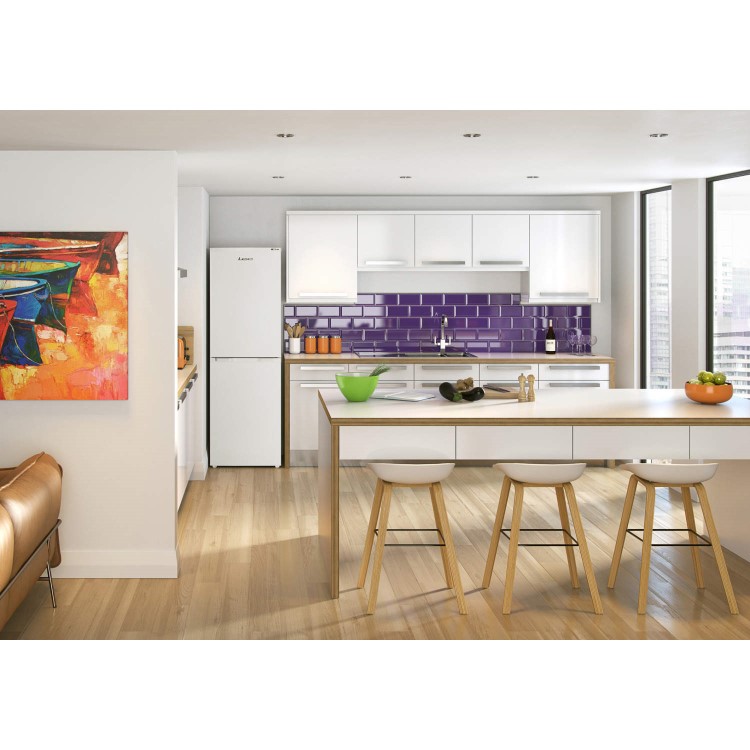 LEC TF5517B Frost Free Freestanding Fridge Freezer - Black