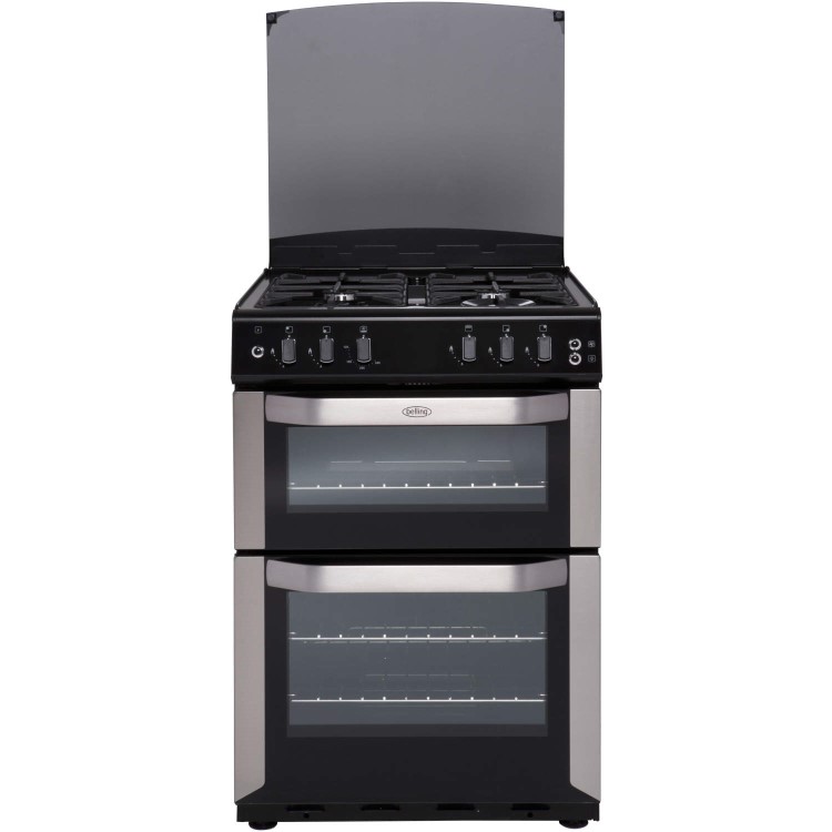 Refurbished Belling FSG 55 TCF 55cm Double Cavity Gas Cooker Stainless Steel