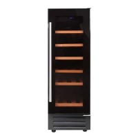 Stoves 18 Bottle Single Zone Freestanding Wine Cooler - Black