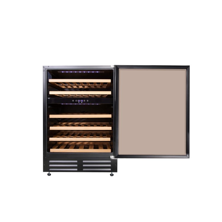 GDHA 444443283 60cm Wide 46 Bottle Wine Cooler Black