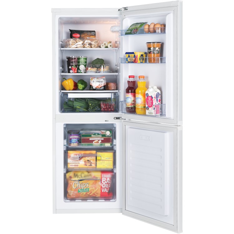 New World 50-50 Frost Free Freestanding Fridge Freezer - White