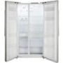 Lec AFF90185 Side-by-side American Fridge Freezer Silver