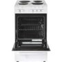 New World 50ES Single Oven Electric Cooker With Solid Plate Hob White