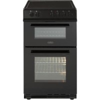 Belling FS50EDOFC 50cm Fan Double Oven Electric Cooker With Ceramic Hob - Black