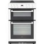 New World 444444027 60cm Electric Double Oven Cooker - White