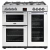 Belling 444444069 Cookcentre 90DFT Professional 90cm Dual Fuel Range Cooker - Stainless Steel
