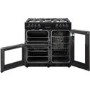 Refurbished Belling Cookcentre 90DFT 90cm Dual Fuel Range Cooker Black