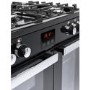 Refurbished Belling Cookcentre 90DFT 90cm Dual Fuel Range Cooker Black