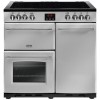 Refurbished Belling Farmhouse 90E 90cm Electric Range Cooker - Silver