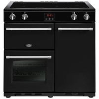 Belling Farmhouse 90Ei 90cm Electric Induction Range Cooker - Black Belling Farmhouse 90Ei 90cm Electric Induction Range Cooker - Black