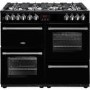 Refurbished Belling Farmhouse 100DFT 100cm Dual Fuel Range Cooker Black
