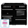 Belling 444444148 Farmhouse 110E 110cm Electric Range Cooker - Black