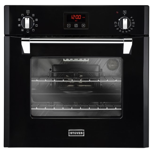 Stoves 68L Multifunction Electric Single Oven With Programmable Timer - Black