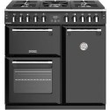 A2/444444435 Refurbished Stoves Richmond S900DF 90cm Dual Fuel Range Cooker Black