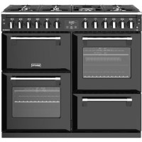 Refurbished Stoves Richmond S1000DF 100cm Dual Fuel Range Cooker Black
