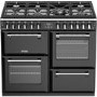 Refurbished Stoves Richmond S1000DF 100cm Dual Fuel Range Cooker Black