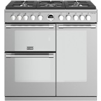 Refurbished Stoves Sterling S900DF 90cm Dual Fuel Range Cooker Stainless Steel