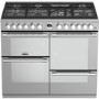 Refurbished Stoves 444444492 Sterling S1000DF 100cm Dual Fuel Range Cooker Stainless Steel
