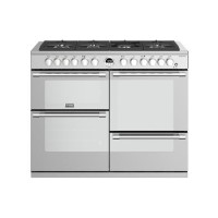 Stoves 444444502 Sterling S1100DF 110cm Dual Fuel Range Cooker - Stainless Steel