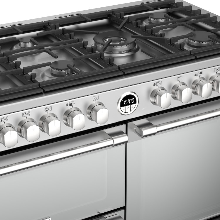 Stoves 444444502 Sterling S1100DF 110cm Dual Fuel Range Cooker - Stainless Steel