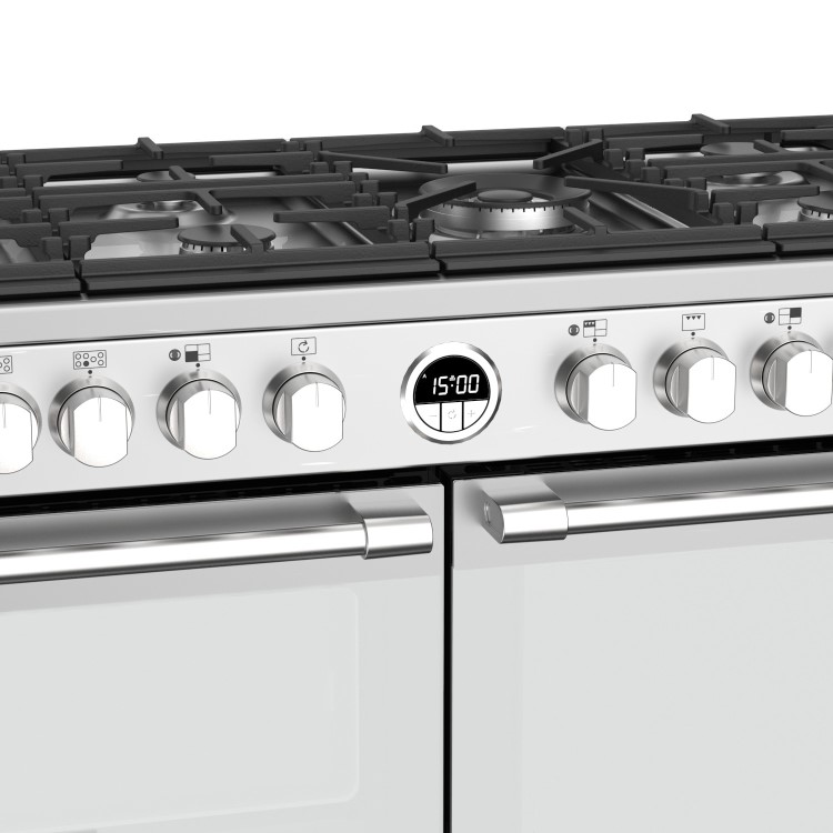 Stoves 444444502 Sterling S1100DF 110cm Dual Fuel Range Cooker - Stainless Steel
