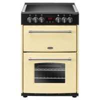 Belling Farmhouse 60E 60cm Double Oven Electric Mini Range Cooker - Cream