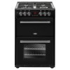 Belling 444444714 Farmhouse 60DF 60cm Dual Fuel Mini Range Cooker - Black