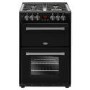 Belling 444444714 Farmhouse 60DF 60cm Dual Fuel Mini Range Cooker - Black