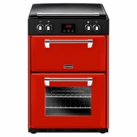 Refurbished Stoves Richmond 600EI 60cm Double Oven Electric Induction Cooker Red