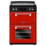 Refurbished Stoves Richmond 600EI 60cm Double Oven Electric Induction Cooker Red