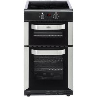 Belling FS50DOTI 50cm Double Oven Electric Cooker With Induction Hob - Stainless Steel