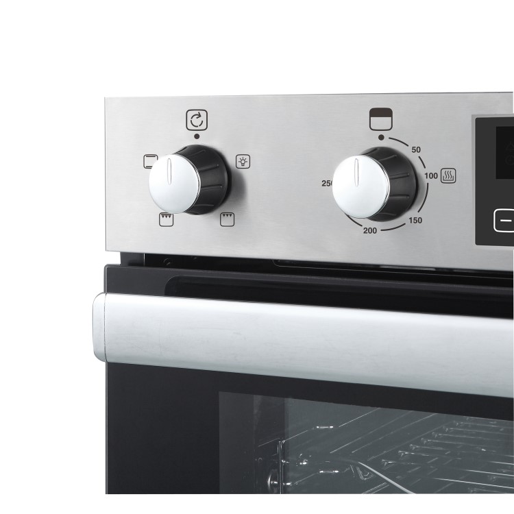 Refurbished Belling BI702FPCT 60cm Double Built Under Electric Smart Oven