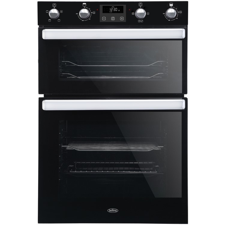 Belling 444444786 Built-In Electric Double Oven - Black