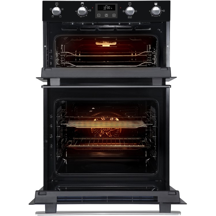 Belling 444444786 Built-In Electric Double Oven - Black